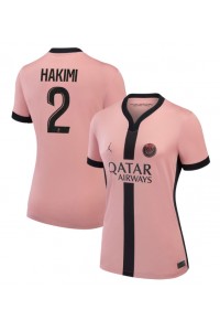 Fotbalové Dres Paris Saint-Germain Achraf Hakimi #2 Dámské Třetí Oblečení 2024-25 Krátký Rukáv